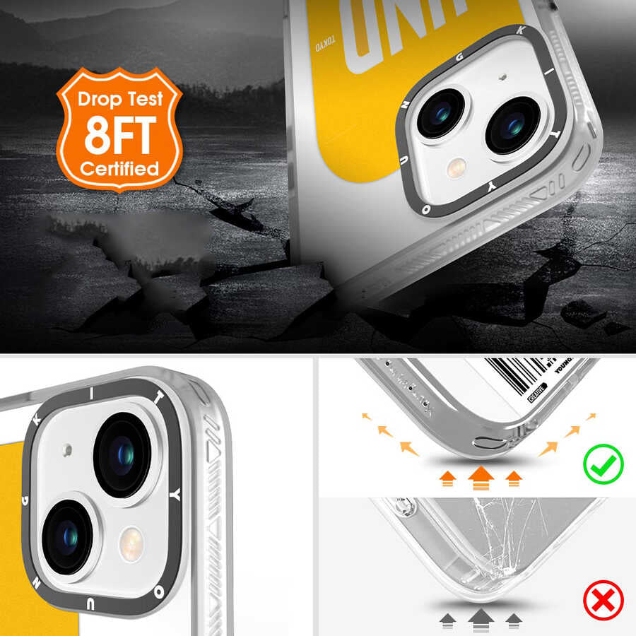 YoungKit Any Time Trip Serisi iPhone 13 Telefon Kılıfı - 3 YoungKit Any Time Trip Serisi iPhone 13 Telefon Kılıfı - 3